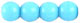 Round Beads 5mm (loose) : Opaque Sky Blue