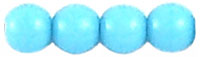 Round Beads 5mm (loose) : Opaque Sky Blue