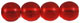 Round Beads 5mm (loose) : Siam Ruby