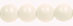 Round Beads 6mm (loose) : White