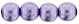 Round Beads 6mm (loose) : ColorTrends: Saturated Metallic Ballet Slipper