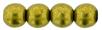 Round Beads 6mm (loose) : ColorTrends: Saturated Metallic Meadowlark