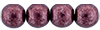 Round Beads 6mm (loose)  : ColorTrends: Saturated Metallic Red Pear