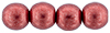 Round Beads 6mm (loose)  : ColorTrends: Saturated Metallic Valiant Poppy