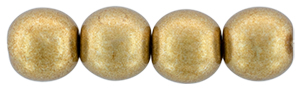 Round Beads 6mm (loose)  : ColorTrends: Saturated Metallic Ceylon Yellow