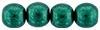Round Beads 6mm (loose) : ColorTrends: Saturated Metallic Martini Olive