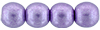 Round Beads 6mm (loose)  : ColorTrends: Saturated Metallic Crocus Petal