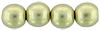 Round Beads 6mm (loose) : ColorTrends: Saturated Metallic Limelight