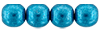 Round Beads 6mm (loose) : ColorTrends: Saturated Metallic Quetzal Green