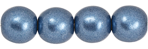 Round Beads 6mm (loose) : ColorTrends: Saturated Metallic Bluestone