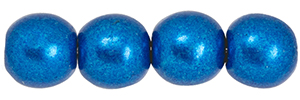 Round Beads 6mm (loose) : ColorTrends: Saturated Metallic Galaxy Blue