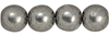 Round Beads 6mm (loose) : ColorTrends: Saturated Metallic Frost Gray