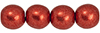 Round Beads 6mm (loose) : ColorTrends: Saturated Metallic Cranberry