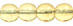 Round Beads 6mm (loose) : Lt Topaz