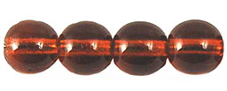 Round Beads 6mm (loose) : Dk Topaz