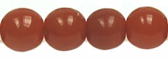 Round Beads 6mm (loose) : Milky Caramel