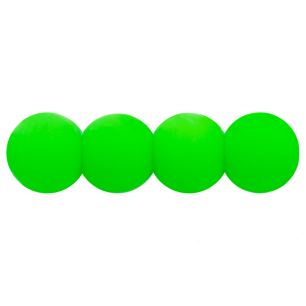 Round Beads 6mm : Neon Green