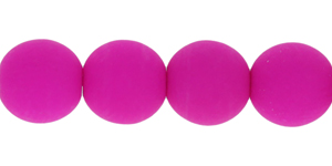 Round Beads 6mm : Neon Purple