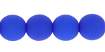 Round Beads 6mm : Neon Blue
