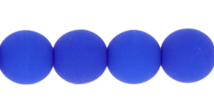 Round Beads 6mm : Neon Blue