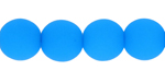 Round Beads 6mm : Neon Electric Blue