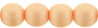 Round Beads 6mm (loose) : Powdery - Pastel Peach