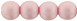 Round Beads 6mm (loose) : Powdery - Pastel Pink