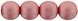 Round Beads 6mm (loose) : Powdery - Pastel Maroon