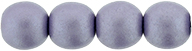Round Beads 6mm (loose) : Powdery - Pastel Purple