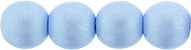Round Beads 6mm (loose) : Powdery - Pastel Blue