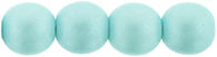 Round Beads 6mm (loose) : Powdery - Pastel Turquoise
