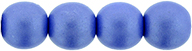 Round Beads 6mm (loose) : Powdery - Blue