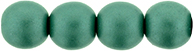 Round Beads 6mm (loose) : Powdery - Teal