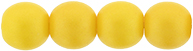 Round Beads 6mm (loose) : Powdery - Sunflower