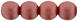 Round Beads 6mm (loose) : Powdery - Maroon