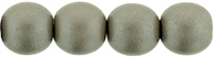 Round Beads 6mm (loose) : Powdery - Taupe
