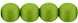 Round Beads 6mm (loose) : Powdery - Lime