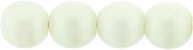 Round Beads 6mm (loose) : Powdery - Ivory