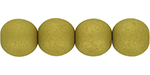Round Beads 6mm (loose) : Golden Olive