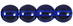 Round Beads 6mm (loose) : Cobalt
