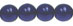 Round Beads 6mm (loose) : Cobalt