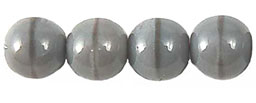 Round Beads 6mm (loose) : Coral Gray