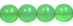 Round Beads 6mm (loose) : Milky Dk Peridot