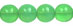 Round Beads 6mm (loose) : Milky Peridot