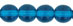 Round Beads 6mm (loose) : Capri Blue