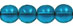 Round Beads 6mm (loose) : Teal