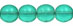 Round Beads 6mm (loose) : Teal