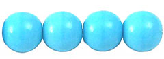 Round Beads 6mm (loose) : Blue Turquoise