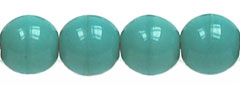 Round Beads 6mm (loose) : Opaque Turquoise