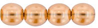 Round Beads 6mm (loose) : Transparent Pearl - Sand Castle